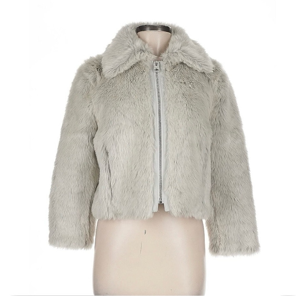 Cheap Monday Faux Fur Teddy Jacket - Cream